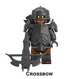 Load image into Gallery viewer, Crossbow_the-lord-of-the-rings-uruk-hai-warriors-custom-minifigures-set-with-weapons