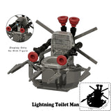 Load image into Gallery viewer, Lightning_Toilet_Man_skibidi-toilet-series-14-custom-minifigures-set