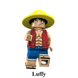 Load image into Gallery viewer, Monkey D. Luffy One Piece LEGO-compatible brick minifigure