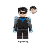 Load image into Gallery viewer, Nightwing Dick Grayson Batman Universe LEGO-compatible minifigure | custom brick minifigures
