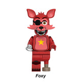 Load image into Gallery viewer, Rockstar_Foxy_FNAF_LEGO_Custom_Brick_Minifigure_Toy_Series_2