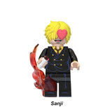 Load image into Gallery viewer, Sanji One Piece LEGO-compatible custom brick minifigure