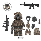 Load image into Gallery viewer, Scout-WW2-Compatible-Lego-Minifigure