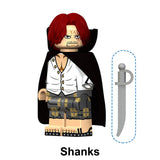 Load image into Gallery viewer, Shanks One Piece LEGO-compatible custom brick minifigure