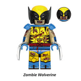 Load image into Gallery viewer, Zombie_Wolverine_marvel-mashup-animated-wolverine-and-deadpool-custom-minifigures-set