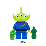 Load image into Gallery viewer, Aliens (Little Green Men) Toy Story Series 5 LEGO-compatible custom brick minifigure