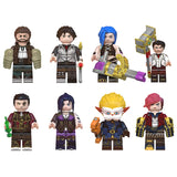 Load image into Gallery viewer, arcane-league-of-legends-jayce-and-heroes-lego-compatible-minifigures-set