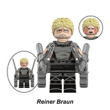Load image into Gallery viewer, Reiner Braun Attack On Titan LEGO-compatible minifigure | custom brick toy figure