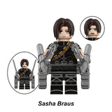 Load image into Gallery viewer, Sasha Braus Attack On Titan LEGO-compatible minifigure | custom brick toy figure
