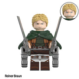 Load image into Gallery viewer, Reiner Braun Attack On Titan LEGO-compatible minifigure | custom brick toy figure