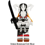 Load image into Gallery viewer, Ichigo Kurosaki Cow Head Bleach LEGO-compatible minifigure | custom brick toy figure