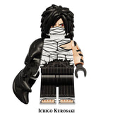 Load image into Gallery viewer, Ichigo Kurosaki In Mugetsu Form Bleach LEGO-compatible minifigure | custom brick toy figure