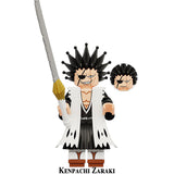 Load image into Gallery viewer, Kenpachi Zaraki Bleach LEGO-compatible minifigure | custom brick toy figure