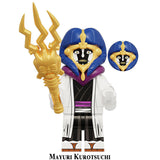 Load image into Gallery viewer, Mayuri Kurotsuchi Bleach LEGO-compatible minifigure | custom brick toy figure
