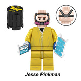 Load image into Gallery viewer, Jesse Pinkman (Yellow Hazmat Suit) Breaking Bad LEGO-compatible minifigure