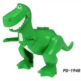 Load image into Gallery viewer, Rex Dinosaur Toy Story Anime Brick LEGO-compatible minifigure | custom brick minifigures