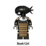 Load image into Gallery viewer, Bomb Girl Chainsaw Man LEGO-compatible minifigure custom anime brick toy