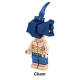 Load image into Gallery viewer, Beam Shark Fiend Chainsaw Man LEGO-compatible minifigure | custom brick toy figure
