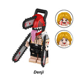 Load image into Gallery viewer, Denji Chainsaw Hybrid Chainsaw Man LEGO-compatible minifigure | custom brick toy figure