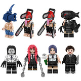Load image into Gallery viewer, Chainsaw Man minifigure set Denji Chainsaw Man, Denji Chainsaw Hybrid, Reze Bomb Devil LEGO-compatible building block toys |