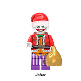 Load image into Gallery viewer, Christmas Joker Holiday Style LEGO-compatible minifigure | custom brick minifigures