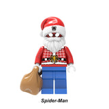 Load image into Gallery viewer, Christmas Spider-Man Ugly Sweater Style LEGO-compatible minifigure | custom brick minifigures