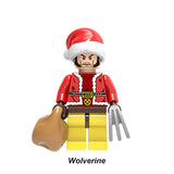 Load image into Gallery viewer, Christmas Wolverine Holiday Edition LEGO-compatible minifigure | custom brick minifigures