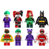 Load image into Gallery viewer, DC Classic Characters minifigure set Batman, Harley Quinn, Poison Ivy LEGO-compatible building block toys | 8-piece set