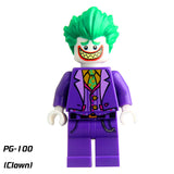 Load image into Gallery viewer, The Joker Clown DC Classic LEGO-compatible minifigure | custom brick minifigures