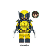 Load image into Gallery viewer, Classic Wolverine Yellow Suit Marvel Universe LEGO-compatible minifigure | custom brick minifigures