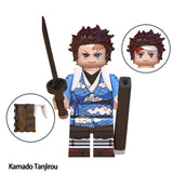 Load image into Gallery viewer, Tanjiro Kamado Demon Slayer LEGO-compatible minifigure | custom brick toy figure