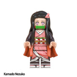 Load image into Gallery viewer, Nezuko Kamado Demon Slayer LEGO-compatible minifigure | custom brick toy figure