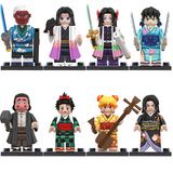 Load image into Gallery viewer, Demon Slayer minifigure set Tanjiro Kamado, Inosuke Hashibira, Zenitsu Agatsuma LEGO-compatible building block toys |