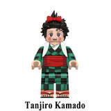 Load image into Gallery viewer, Tanjiro Kamado Demon Slayer LEGO-compatible minifigure | custom brick toy figure