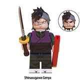 Load image into Gallery viewer, Genya Shinazugawa Demon Slayer LEGO-compatible minifigure | custom brick toy figure