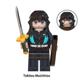 Load image into Gallery viewer, Muichiro Tokito Demon Slayer LEGO-compatible minifigure | custom brick toy figure