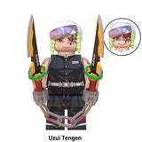 Load image into Gallery viewer, Tengen Uzui Demon Slayer LEGO-compatible minifigure | custom brick toy figure