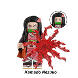 Load image into Gallery viewer, Nezuko Kamado Blood Demon Art Demon Slayer LEGO-compatible minifigure | custom brick toy figure
