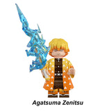 Load image into Gallery viewer, Zenitsu Agatsuma Thunder Breathing Demon Slayer LEGO-compatible minifigure | custom brick toy figure