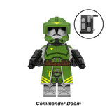 Load image into Gallery viewer, Commander Doom Star Wars Custom LEGO-compatible minifigure | custom brick minifigures