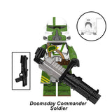 Load image into Gallery viewer, Doomsday Commander Soldier Elite Trooper Custom LEGO-compatible minifigure | custom brick minifigures