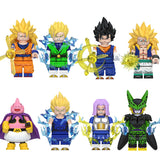 Load image into Gallery viewer, Dragon Ball minifigure set Gotenks, Vegito, Cell LEGO-compatible building block toys | 8-piece set