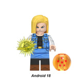 Load image into Gallery viewer, Android Dragon Ball LEGO-compatible minifigure | custom brick toy figure