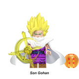 Load image into Gallery viewer, Son Gohan Dragon Ball LEGO-compatible minifigure | custom brick toy figure