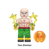Load image into Gallery viewer, Tien Shinhan Dragon Ball LEGO-compatible minifigure | custom brick toy figure