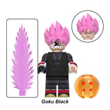 Load image into Gallery viewer, Goku Black Dragon Ball LEGO-compatible minifigure | custom brick toy figure