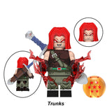 Load image into Gallery viewer, Trunks Dragon Ball LEGO-compatible minifigure | custom brick toy figure
