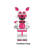 Load image into Gallery viewer, Funtime Foxy Fnaf LEGO-compatible minifigure | custom brick toy figure
