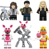 Load image into Gallery viewer, Fnaf minifigure set Abby, Funtime Foxy, Mangle LEGO-compatible building block toys | 6-piece set