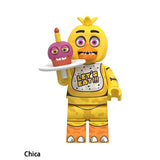 Load image into Gallery viewer, Chica Five Nights at Freddy's LEGO-compatible minifigure | custom brick minifigures
